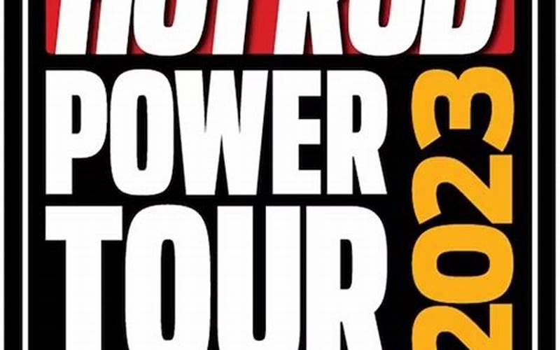 Hot Rod Power Tour Schedule