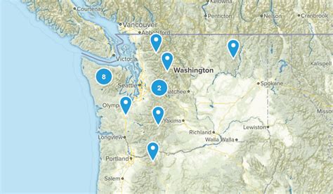 Hot Springs In Washington State Map