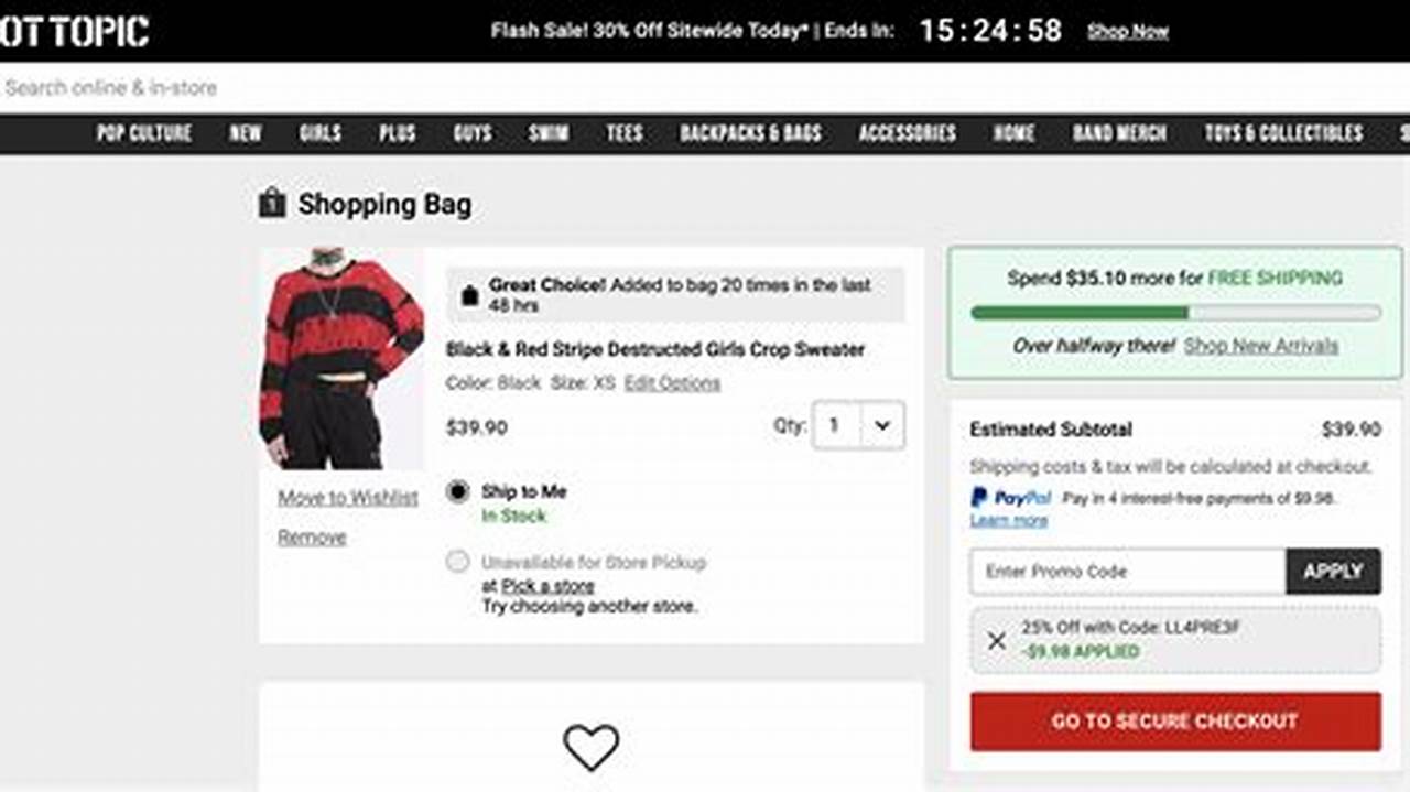 Hot Topic Coupon Code 2025