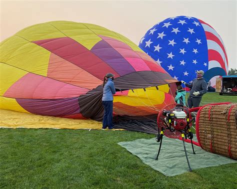 Hot Air Balloon Inflation