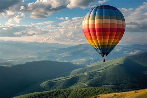 Hot Air Balloon Landscape