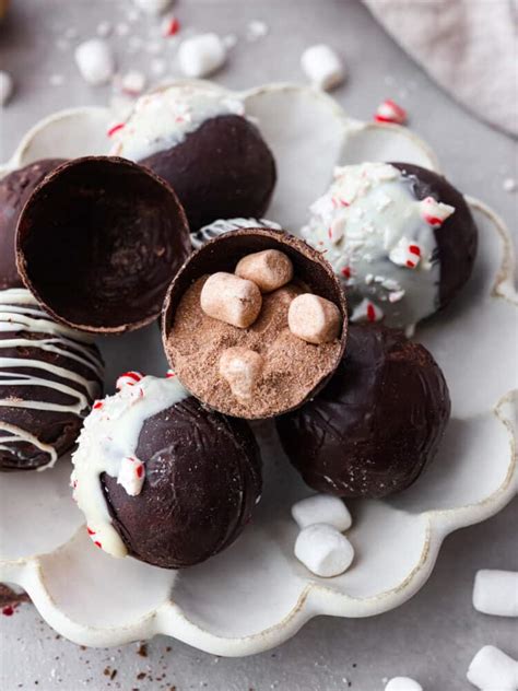 Hot Chocolate Bombs With Marshmallows Recipe