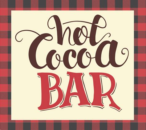 Hot Cocoa Sign Printable
