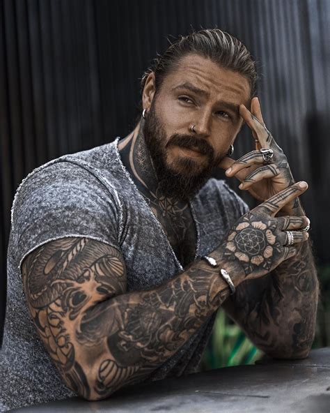 Hot Guys With Beard And Tattoos
