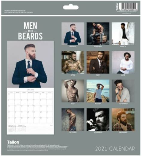 Hot Guys With Beards Calendar