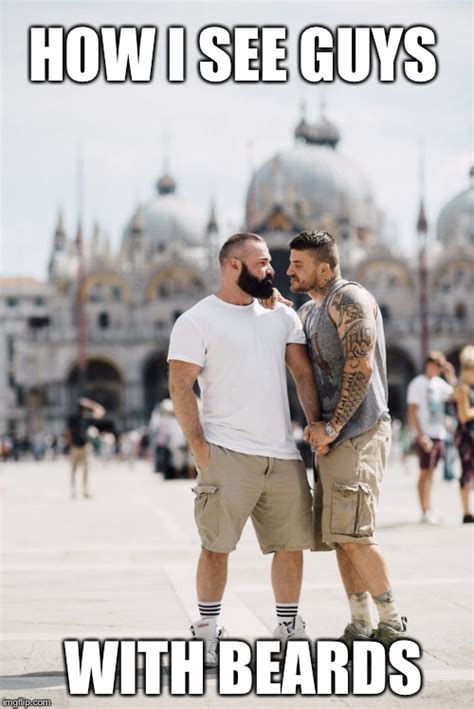Hot Guys With Beards Meme