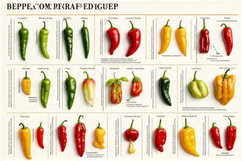 Hot Pepper Identification Chart