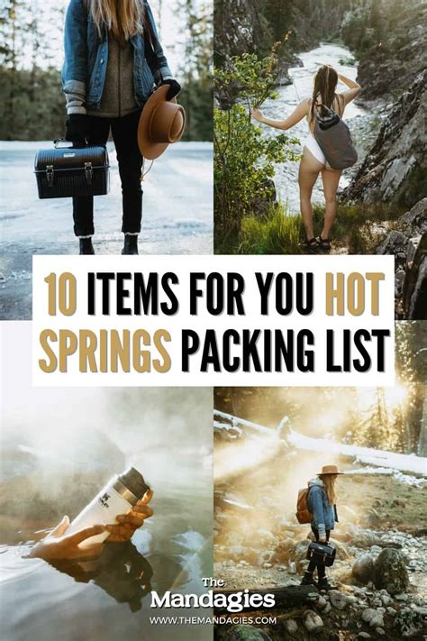 Hot Springs Packing List