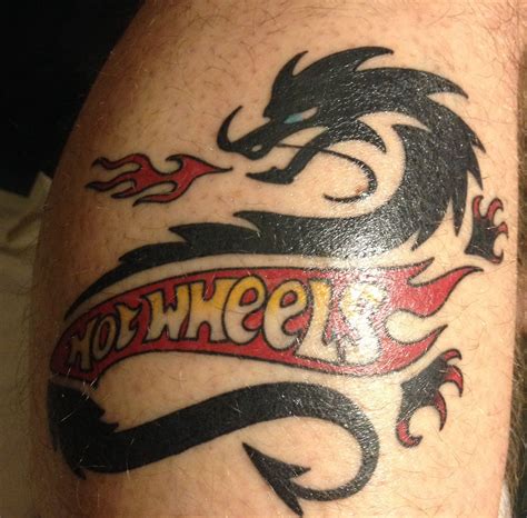 Hot Wheels Tattoo