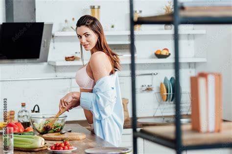 Hot Woman Cooking
