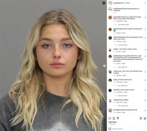 Hot Woman Mugshot