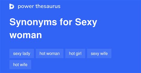 Hot Woman Thesaurus