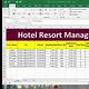 Hotel Room Management Excel Template