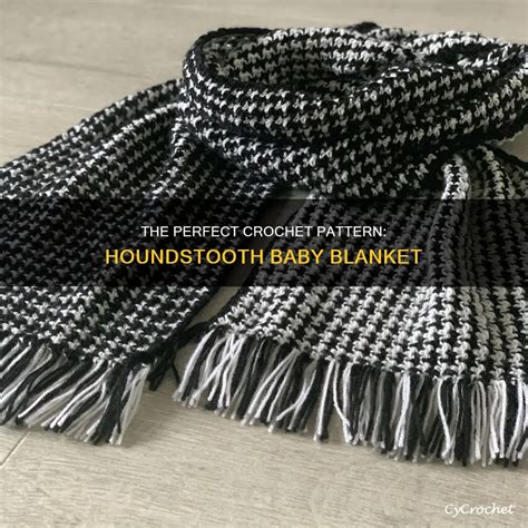 Houndstooth Crochet Blanket