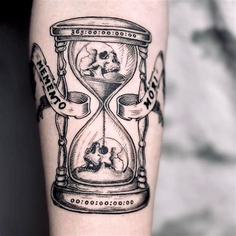 Hourglass Tattoo Design