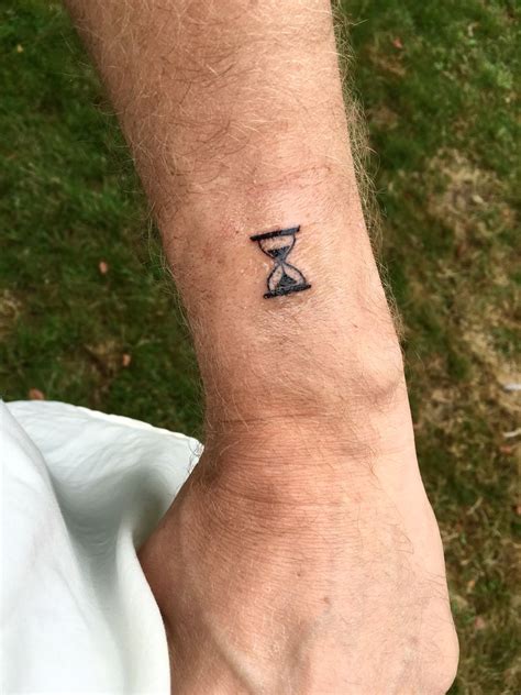Hourglass Tattoo Small