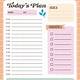 Hourly Day Planner Template