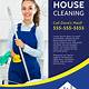 House Cleaning Flyer Templates