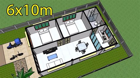 desain rumah minimalis 6x10 3 kamar