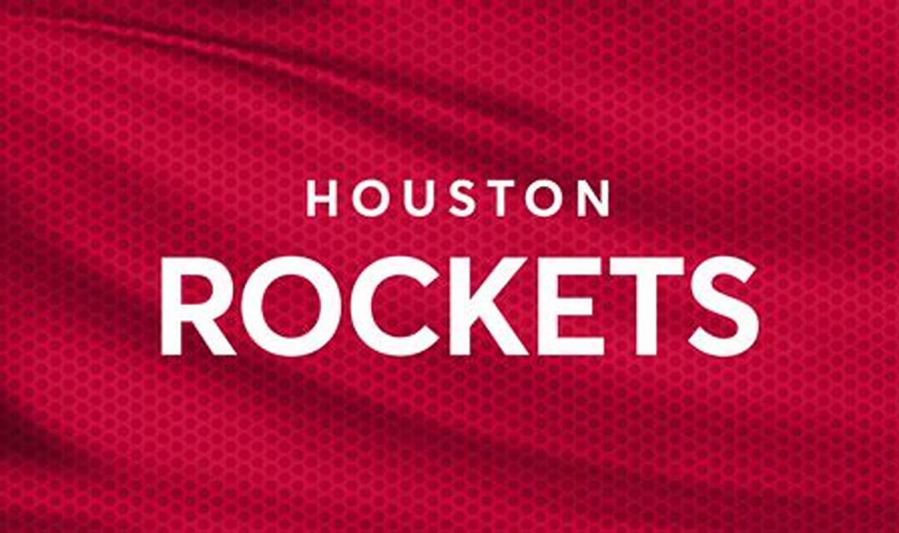 Houston Rocket Tickets 2024