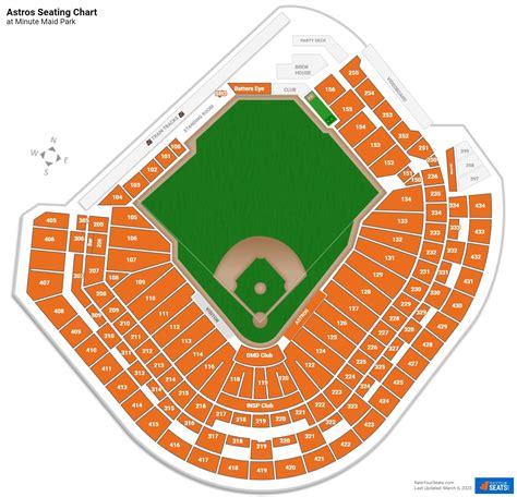 Houston Astros Stadium Seating Chart