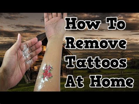 how to remove tattoos naturally at home Natural Home