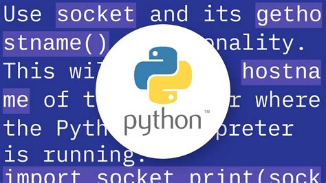 th?q=How Can I Use Python To Get The System Hostname? - Python Tips: Get the System Hostname with Ease Using Python