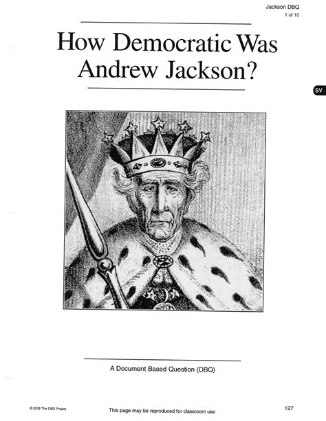 Unveiling the Truth: Andrew Jackson’s Democracy