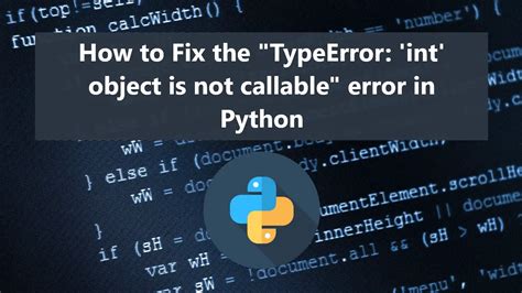 th?q=How%20Do%20I%20Fix%20Typeerror%3A%20'Int'%20Object%20Is%20Not%20Iterable%3F - 10 Easy Ways to Fix 'Int' Object Not Iterable Error