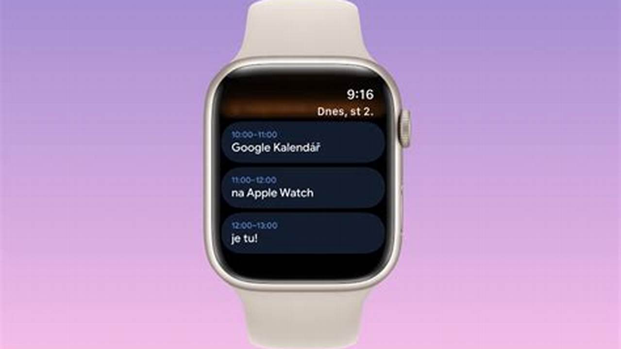 How Do I Get Google Calendar On My Apple Watch