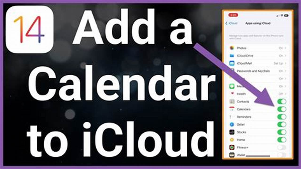 How Do You Add A Calendar To Icloud