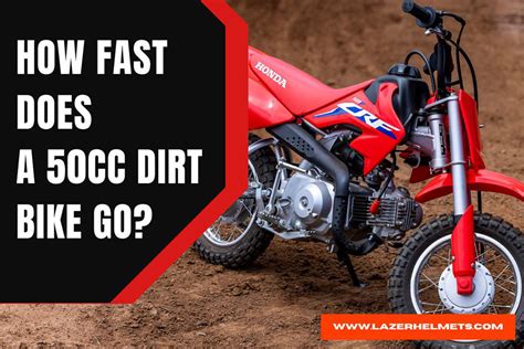 How Fast do 50cc Dirt Bikes Go? 