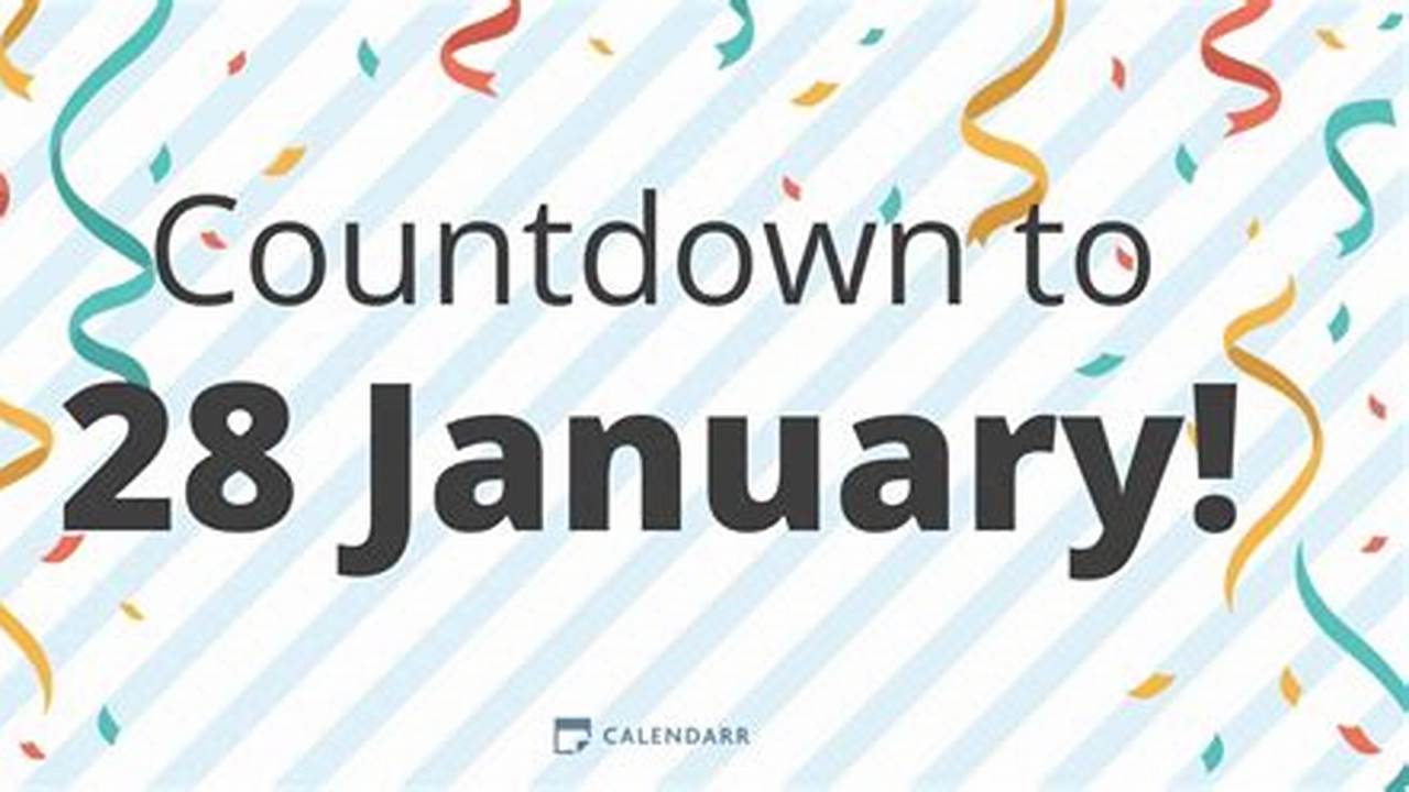 How Long Until January 28 2024 Countdown