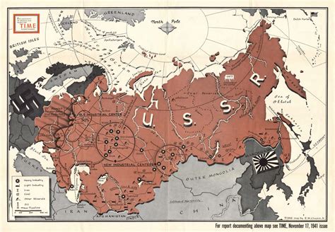 Map of the Soviet Union