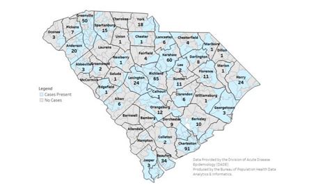 MAP Works in Sc Map by Zip Code