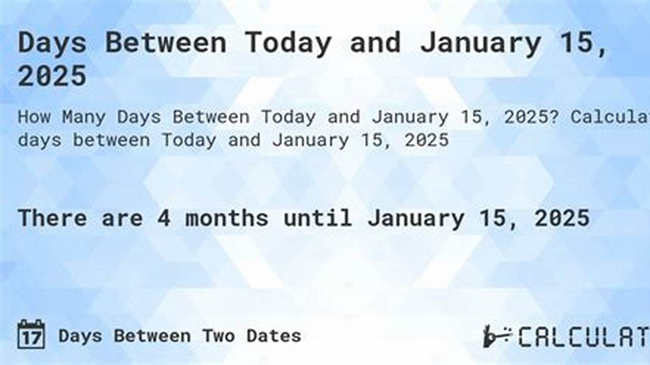 How Many Days Ago Was January 6 2025