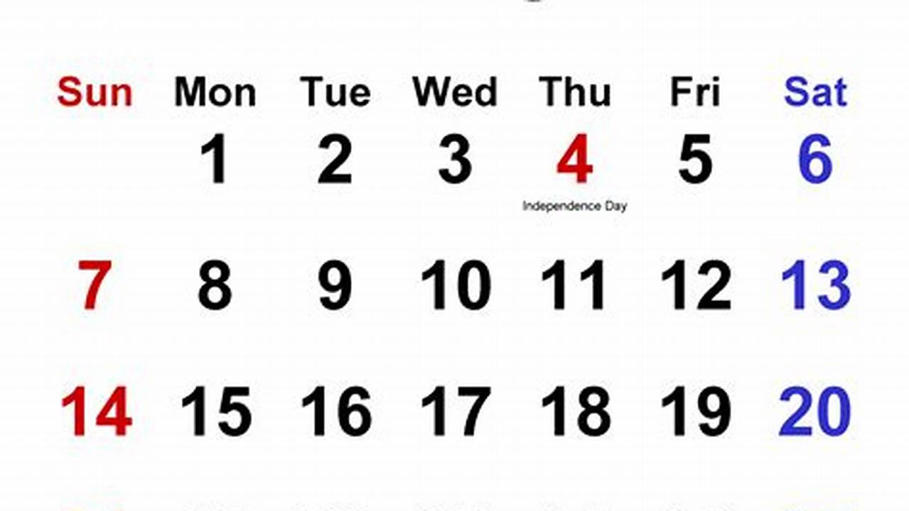 How Many Days July 24 2024