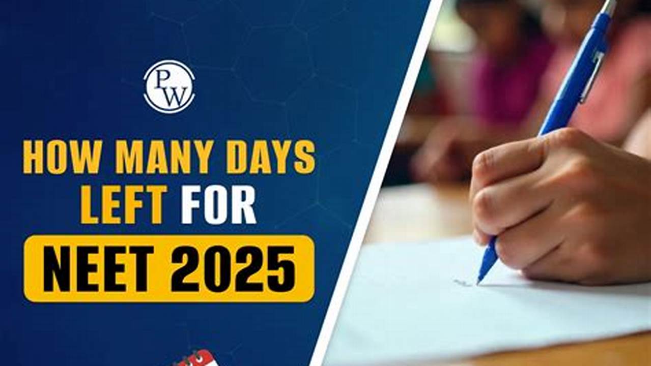 How Many Days Left For Neet 2025