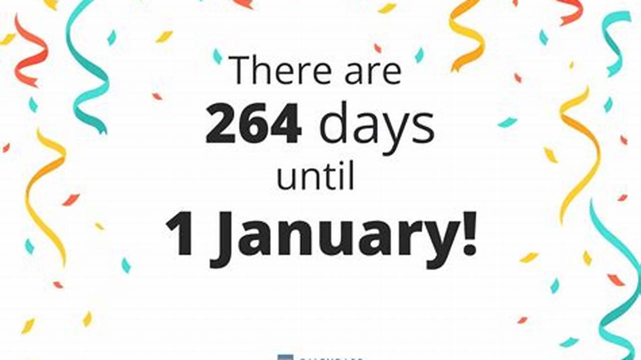 How Many Days Until 1 January 2024