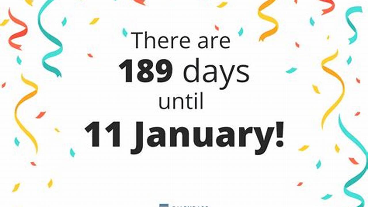 How Many Days Until 11 January 2024 Countdown