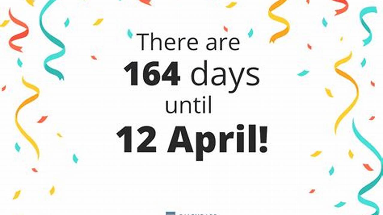 How Many Days Until 12 April 2024