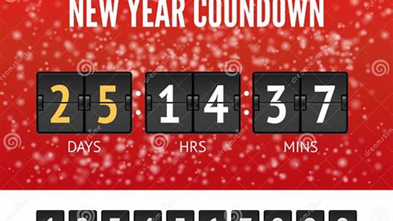How Many Days Until 2025 Countdown Clock