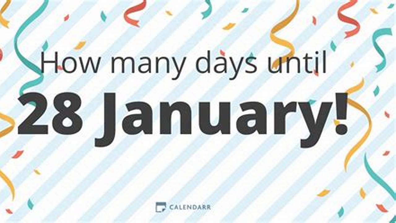 How Many Days Until 28th January 2025