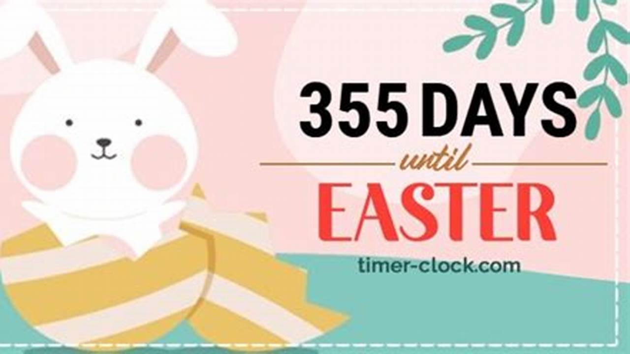 How Many Days Until Easter 2024 Countdown Timer