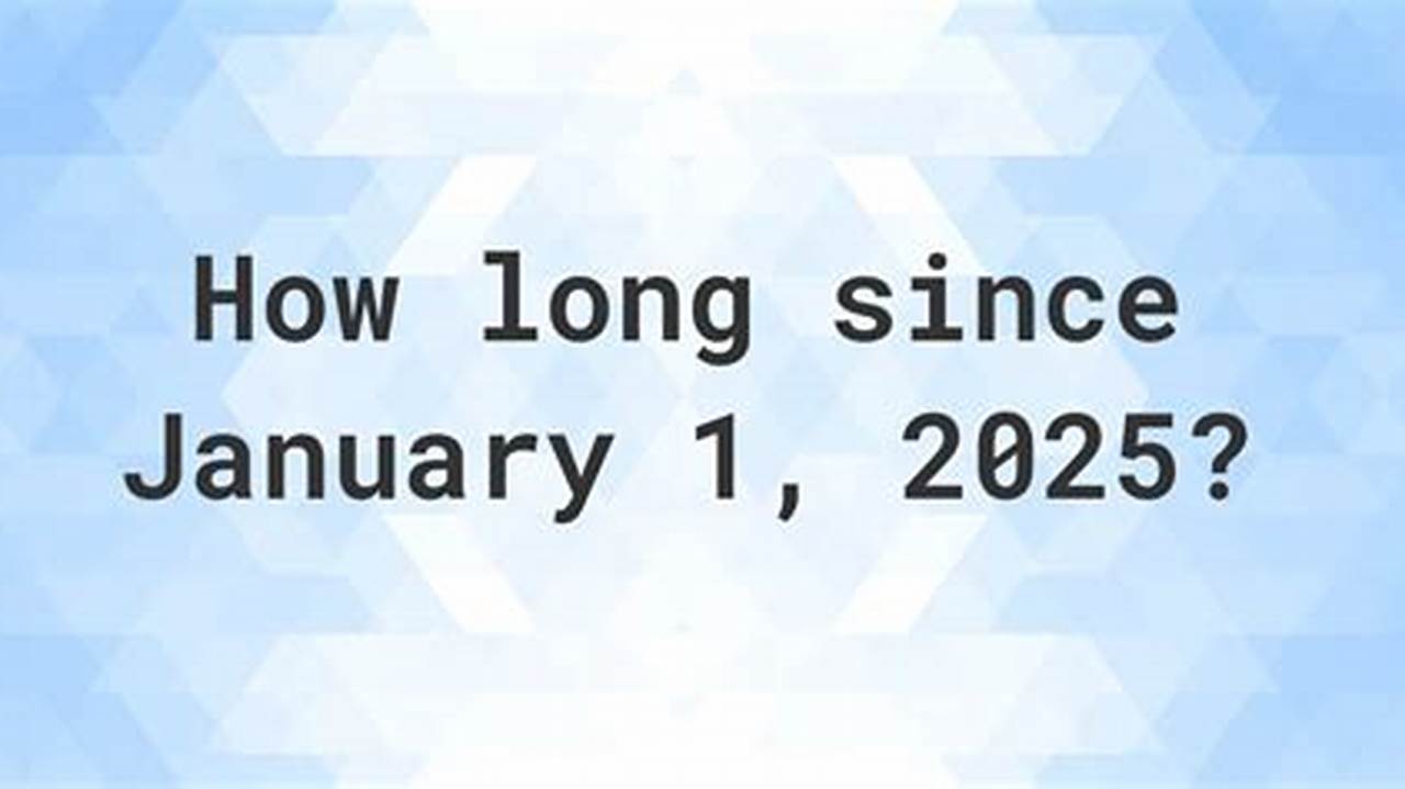 How Many Days Until January 1 2025