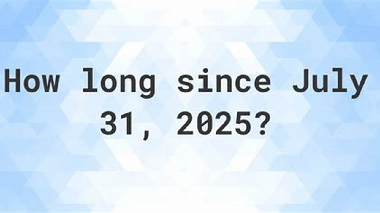 How Many Days Until July 13 2025