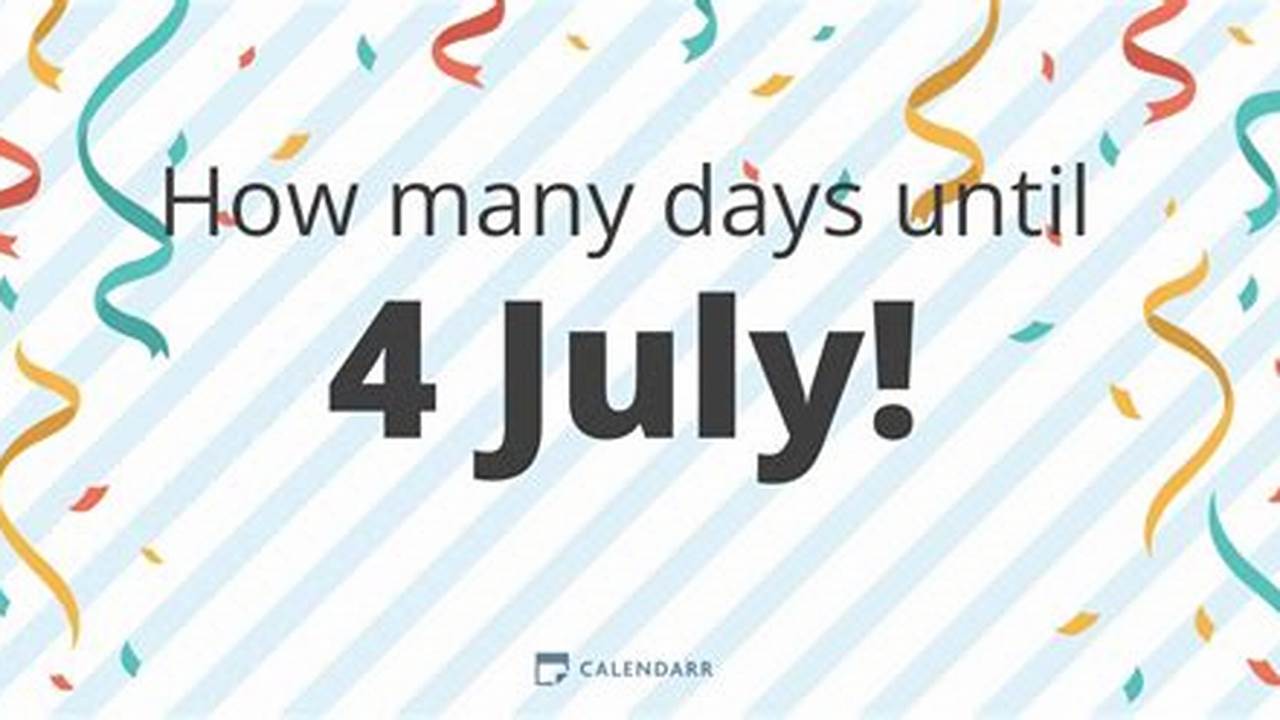 How Many Days Until July 1st 2024 Countdown
