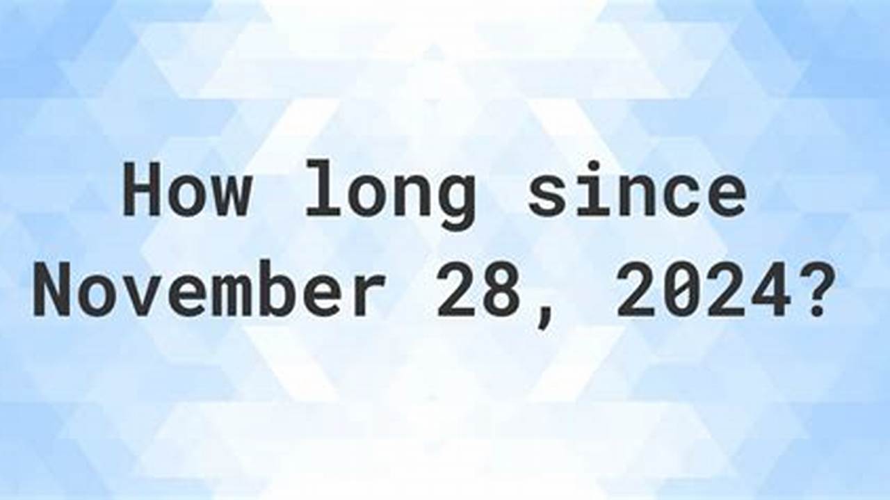 How Many Days Until November 28 2025