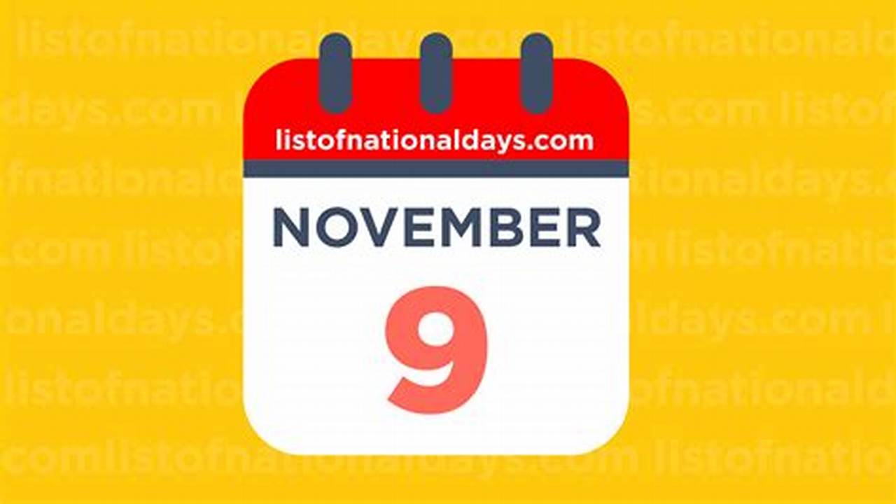 How Many Days Until November 9th 2024 Countdown