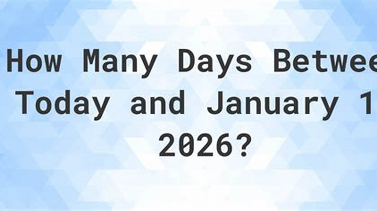 How Many More Days Until January 1 2025 2024